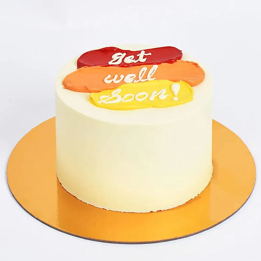 Get Well Soon Vanilla Cake