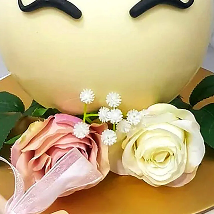Unicorn Shaped Lychee Pinata Cake