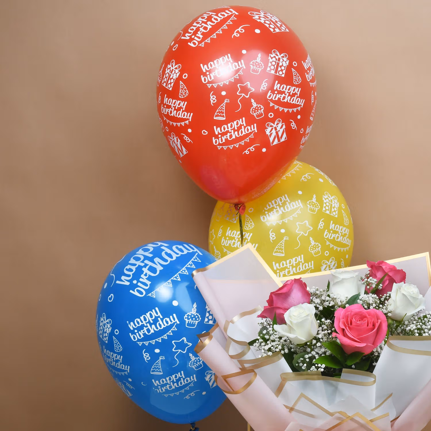 Radiant Rose Elegance Cake Combo: Perfect Birthday Surprise