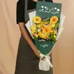 Shiny Yellow Flower Bouquet