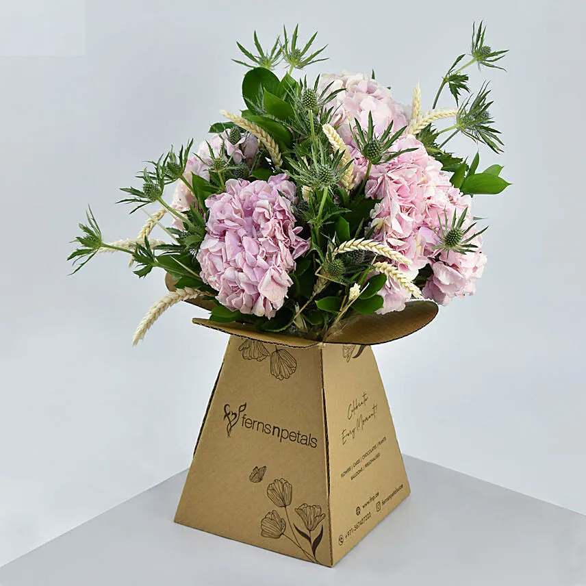 Hydrangea And Greens Bunch