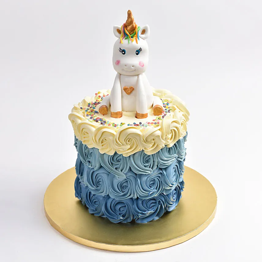 Glittering Horn Wonder Cake