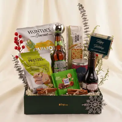 Holiday Cheers n Bubbles Hamper - New Year Wishes