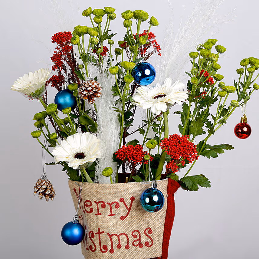 Floral Stocking