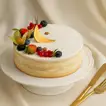 Delicious Honey Flavour Cake 1 Kg with Fresh Fruit Garnish