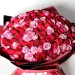 Luxurious 200 Red and Purple Roses Bouquet - Perfect Gift for Any Occasion
