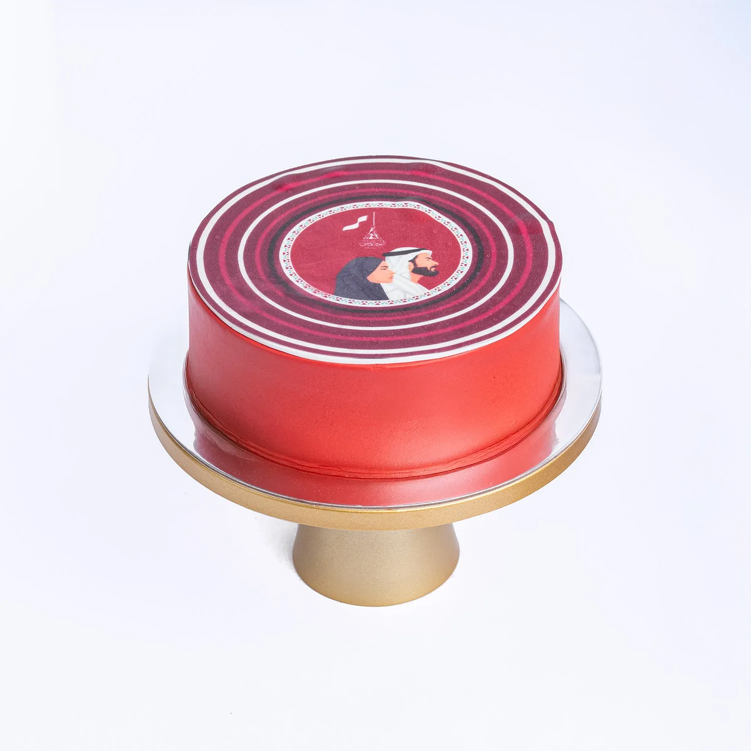 Celebrate Qatar National Day with a Delightful Red Velvet Cake