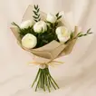 Elegant White Peonies Small Bouquet
