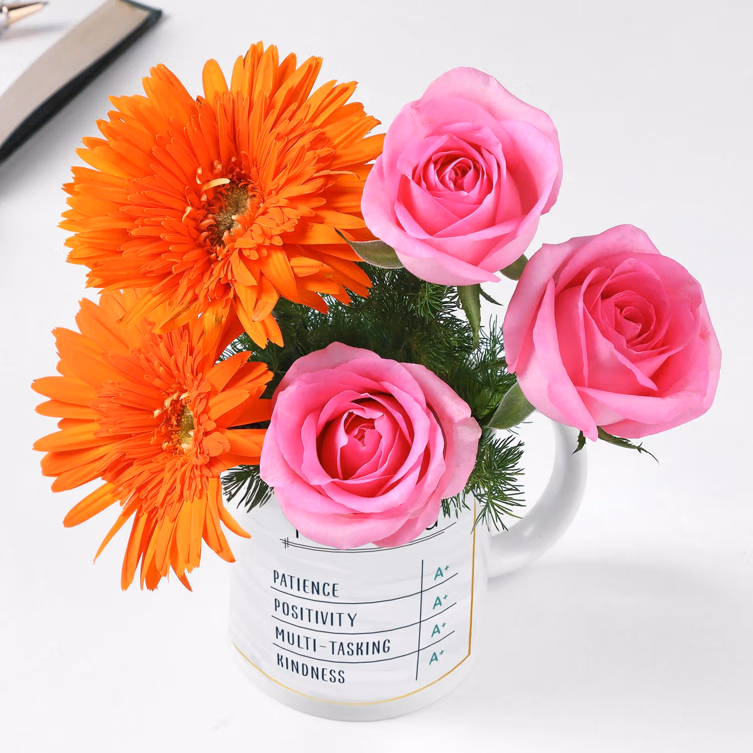 Teachers Day Score Card N Floral Blooms