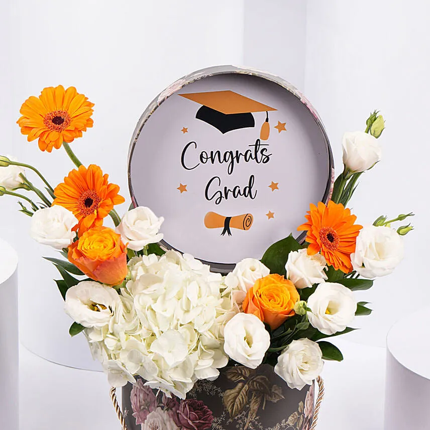 Graduation Flowers Box