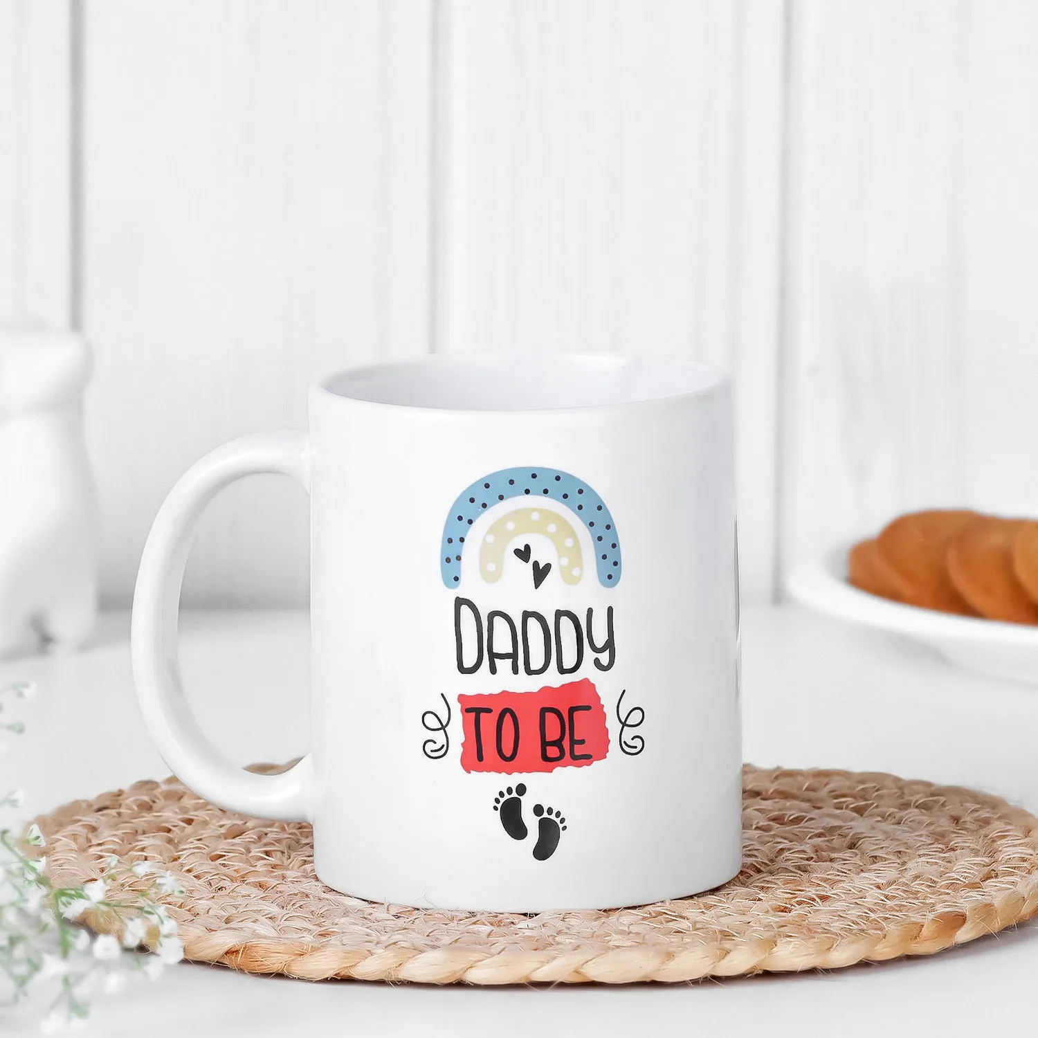 Daddy To Be Mug - Celebrate Fatherhood with Style