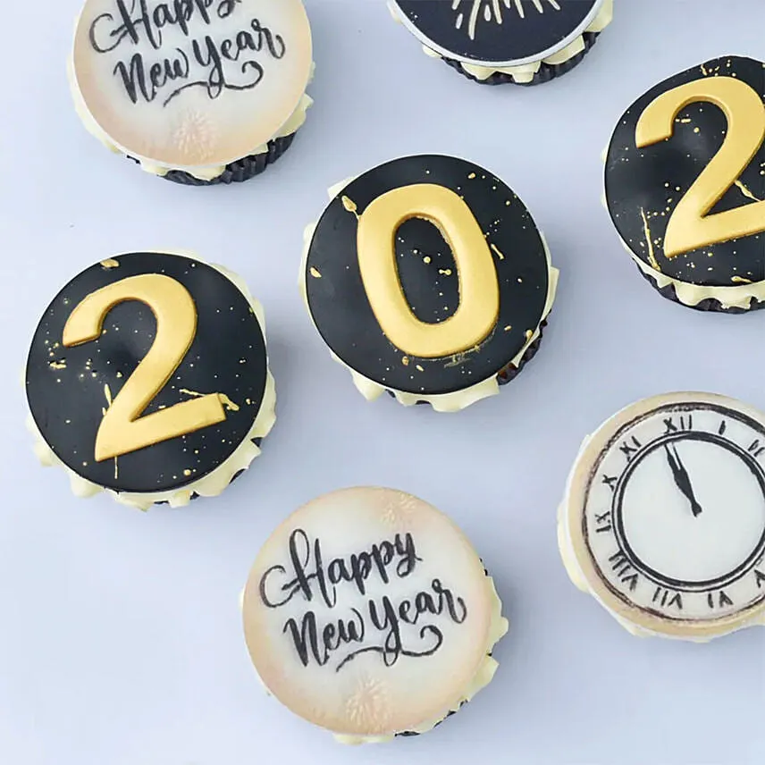 Assorted New Year Cup  Cakes