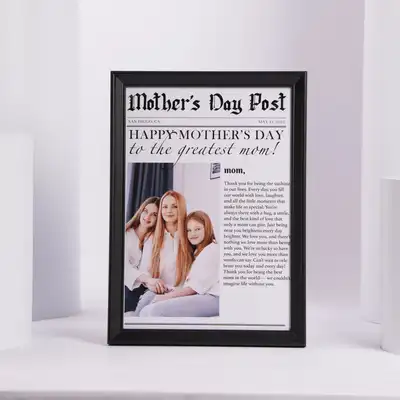 Heartfelt Mother's Day Photo Frame - Celebrate Mom