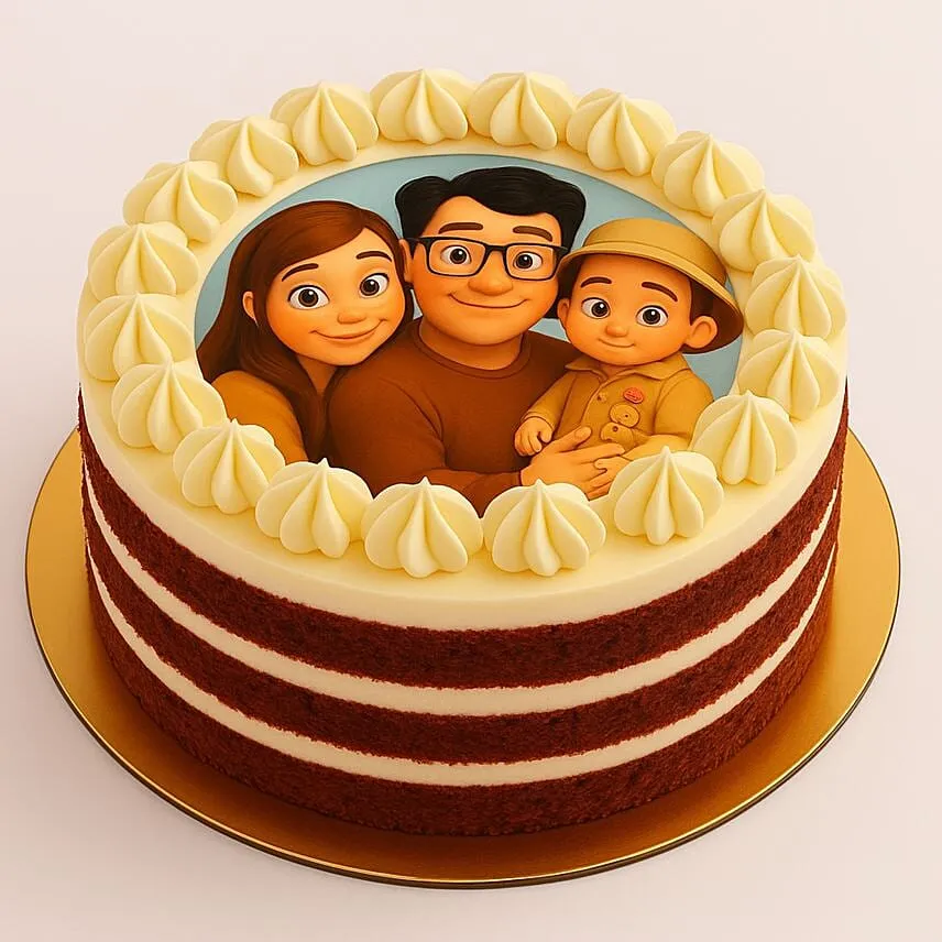 Red Velvet Fairy Tale Cake