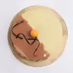 Luxurious White Chocolate Fudge Cake with Caramel Elegance
