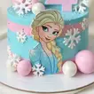 Birthday Frozen Princess Theme Cake - 1.5 Kg / Chocolate