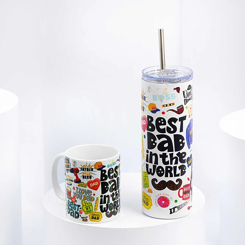 Best Dad Tumbler And Mug Combo