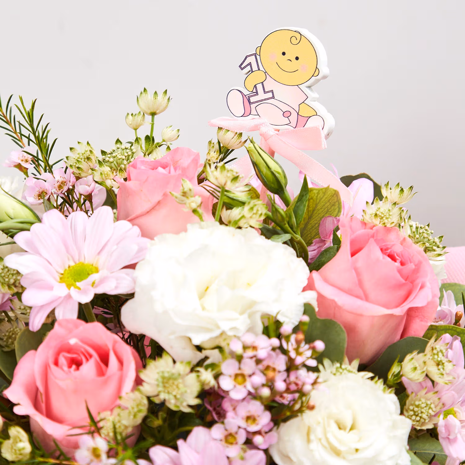 Celebrate Her Arrival with a Beautiful 'It's A Girl' Flower Vase