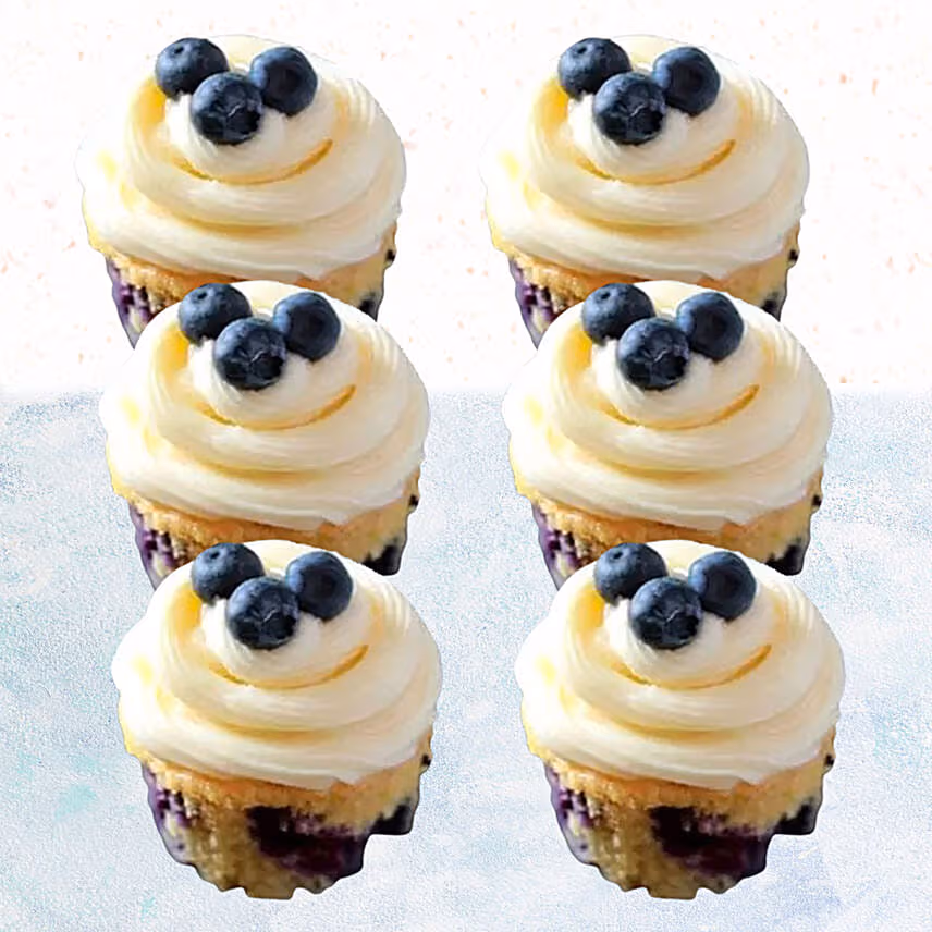 Blueberry Yoghurt Cupcakes