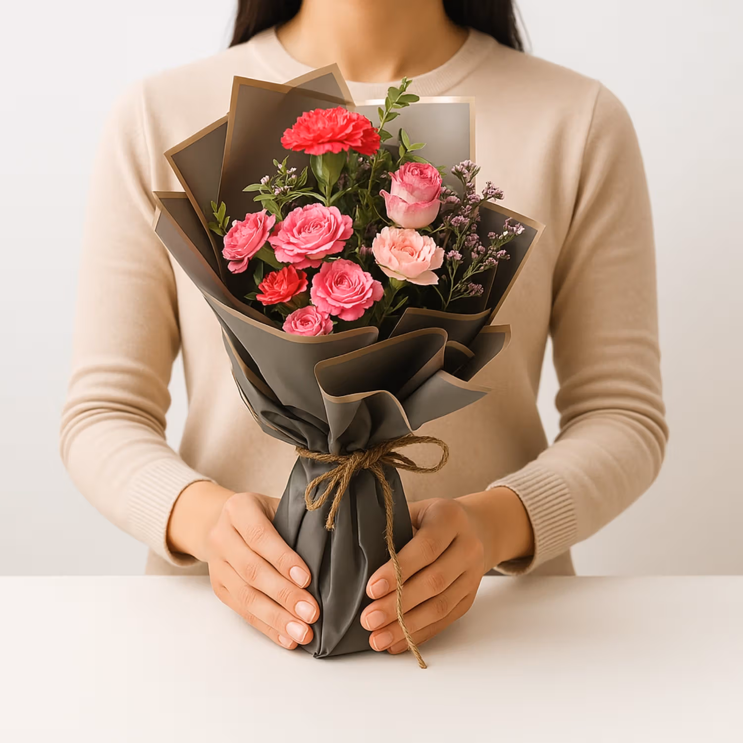 Elegant Floral Symphony: A Token of Affection - Bouquet