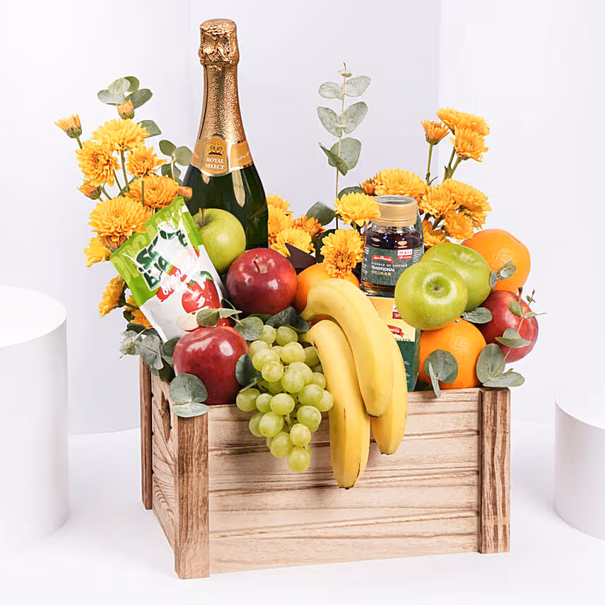 Sweetness Basket with Fruits