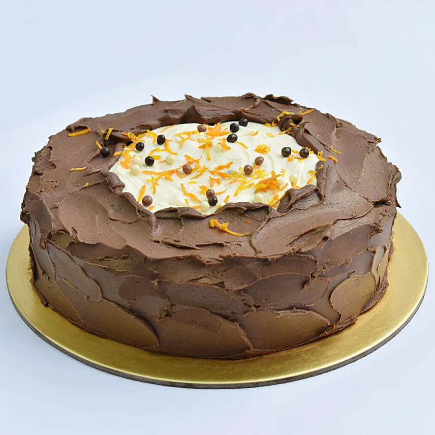 Heavenly Dark Chocolate Caramel Cake One And Half Kg