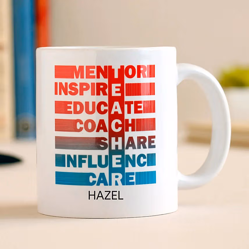 Personalised Happy Teacher's Day Mug