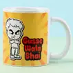 Gusse Wala Bhai Cartoon Printed Ceramic Mug - Fun and Durable Gift