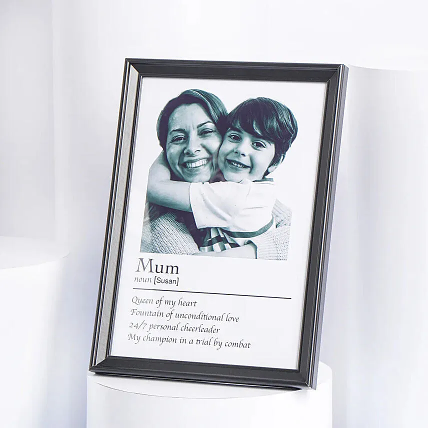 Mummy You are my world frame