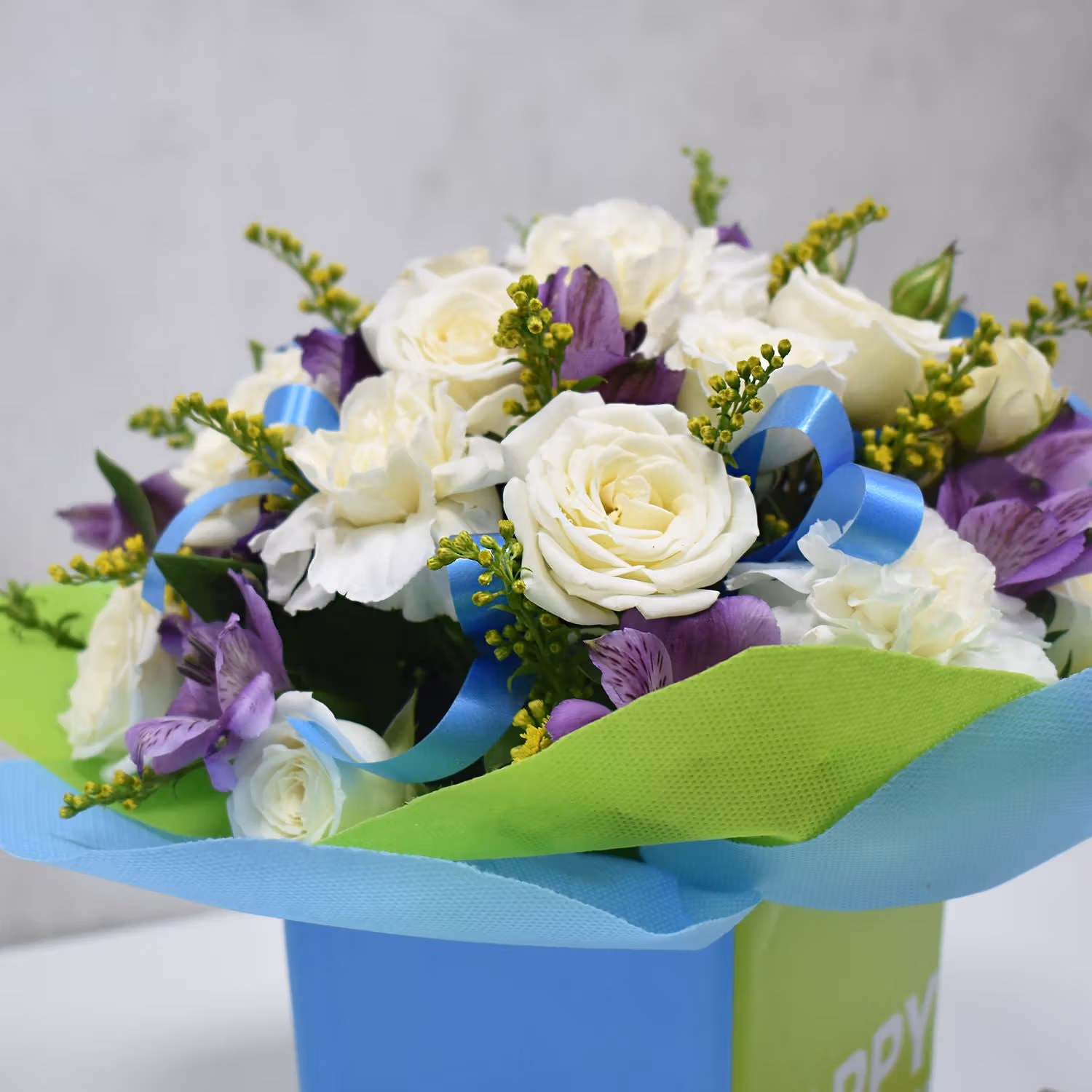 Ripple of Birthday Joy: Elegant Floral Arrangement