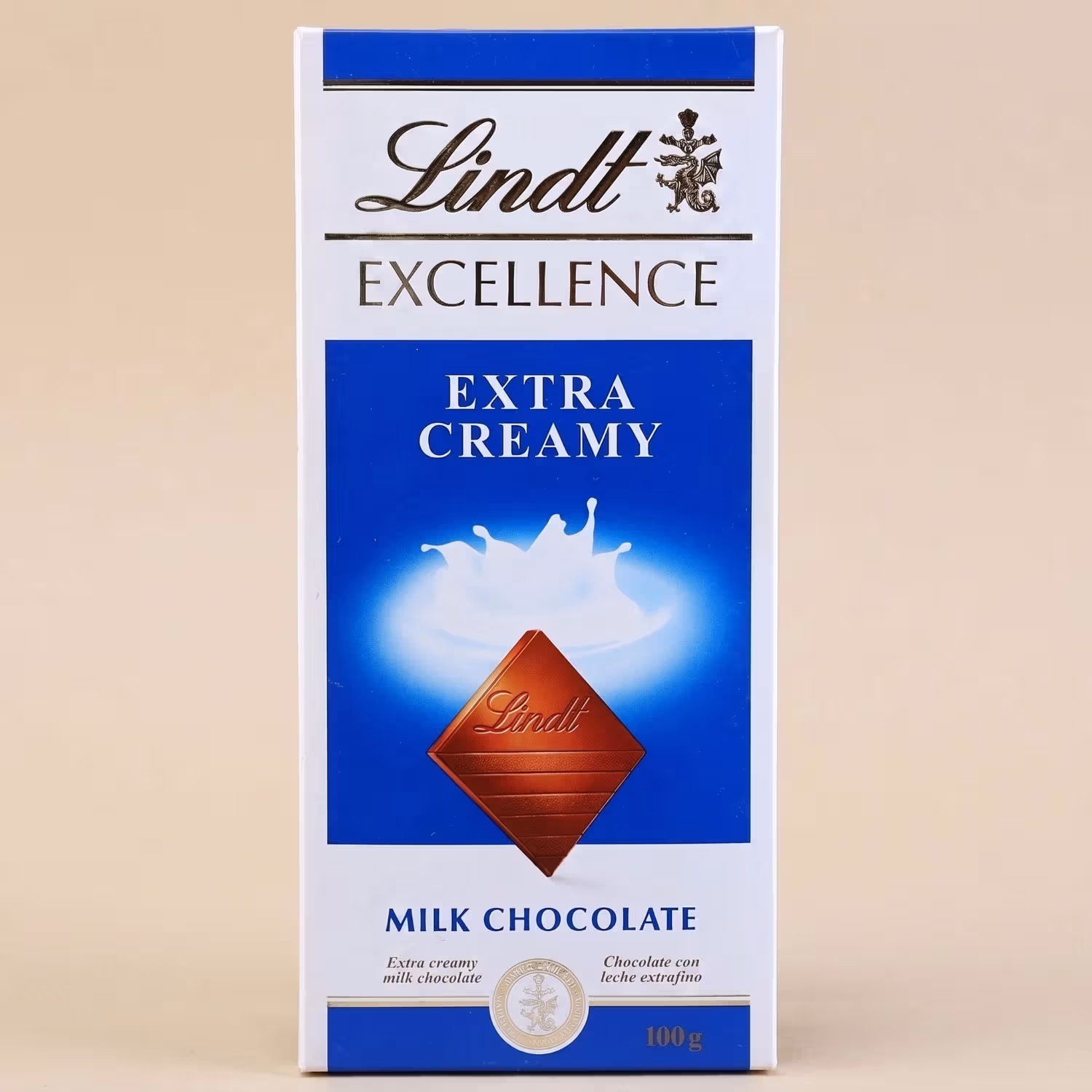 Lindt Excellence Extra Creamy Milk Chocolate - 100g