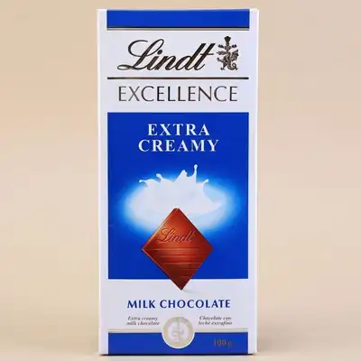 Lindt Excellence Extra Creamy Milk Chocolate - 100g
