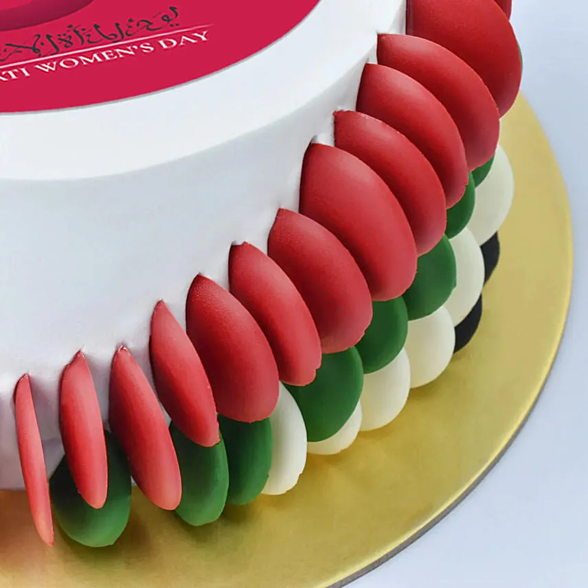 Emirati Womens Day Red Velvet Cake