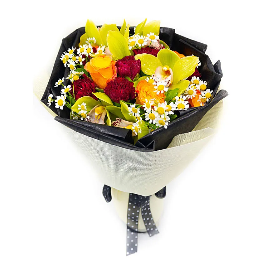 Bright Mixed Blooms Bouquet