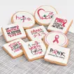 Breast Cancer Awareness Pink Ribbon Butter Cookies Gift Set