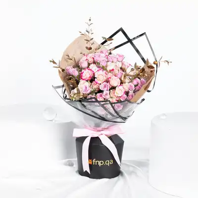 Exquisite Blushing Twilight Bouquet for Elegant Celebrations