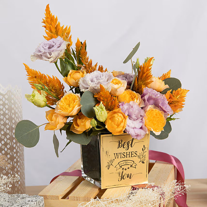 Best Wishes Flower Arrangement