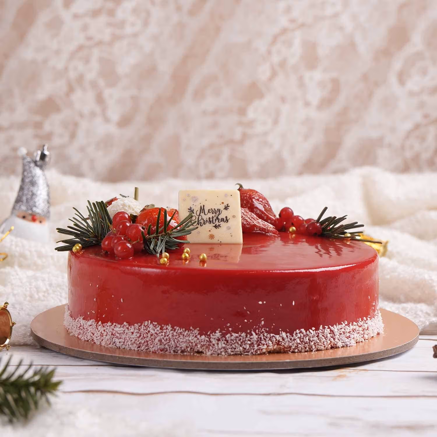 Festive Christmas Red Velvet Cake – Perfect for Celebrations