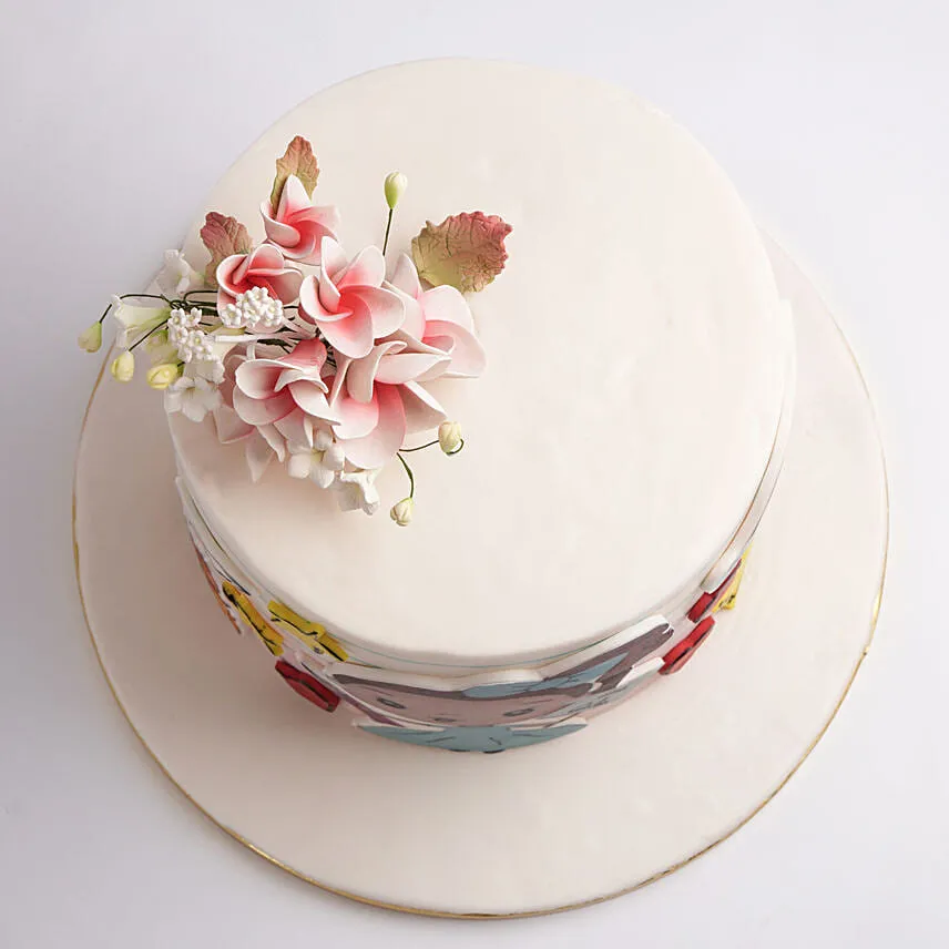 Luna the Little Dreamer Vanilla Cake