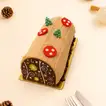 Festive Yule Log Christmas Cake - 1 Kg Chocolate Delight