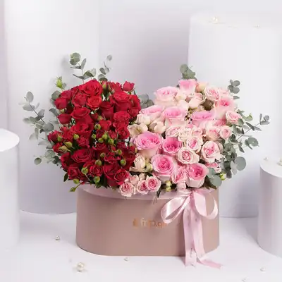 Elegant Heart of Love for MOM - Luxury Rose Arrangement