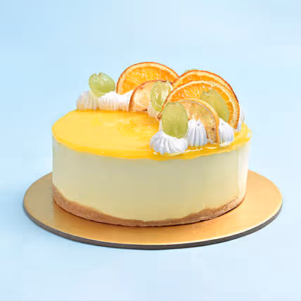 Sunny Citrus Birthday Cake - Refreshing Lemon Cheesecake Delight
