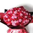 Teddy and 200 Roses Special Bouquet
