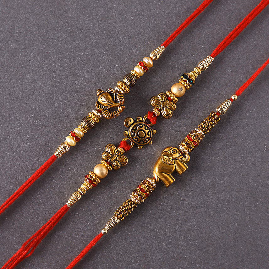 Sneh Feng Shui Rakhi Set With Almonds & Cashews