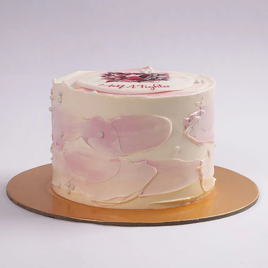 Never Give Up Red Velvet Cake