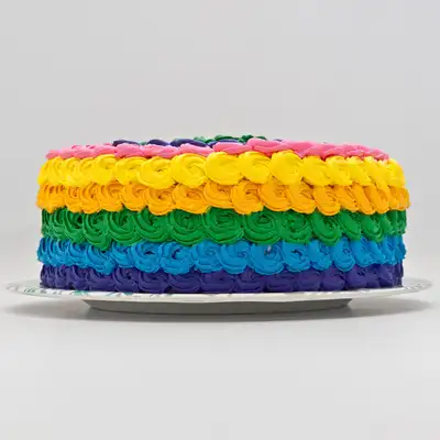 Rainbow Cream Chocolate Cake