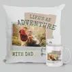 Life's an Adventure: Mug and Cushion Gift Combo for Dad
