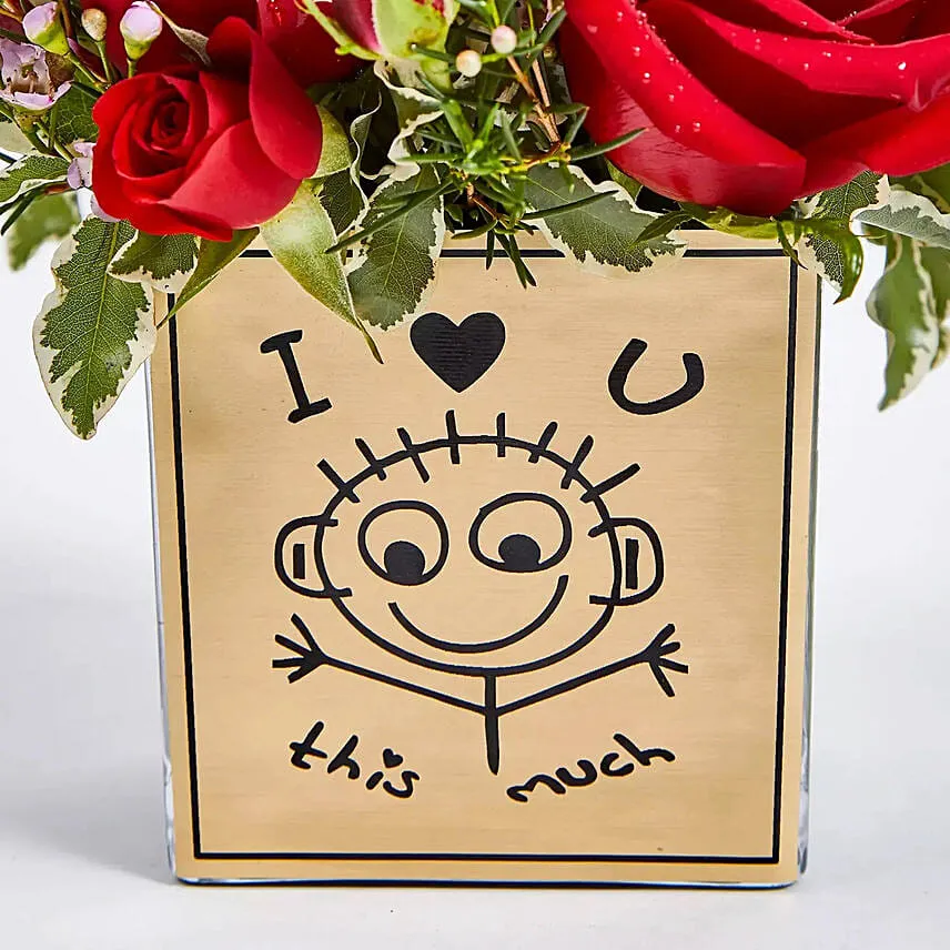 Boundless love rose bouquet