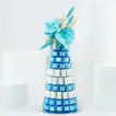 Elegant Blue & White Chocolate and Flower Fountain Display
