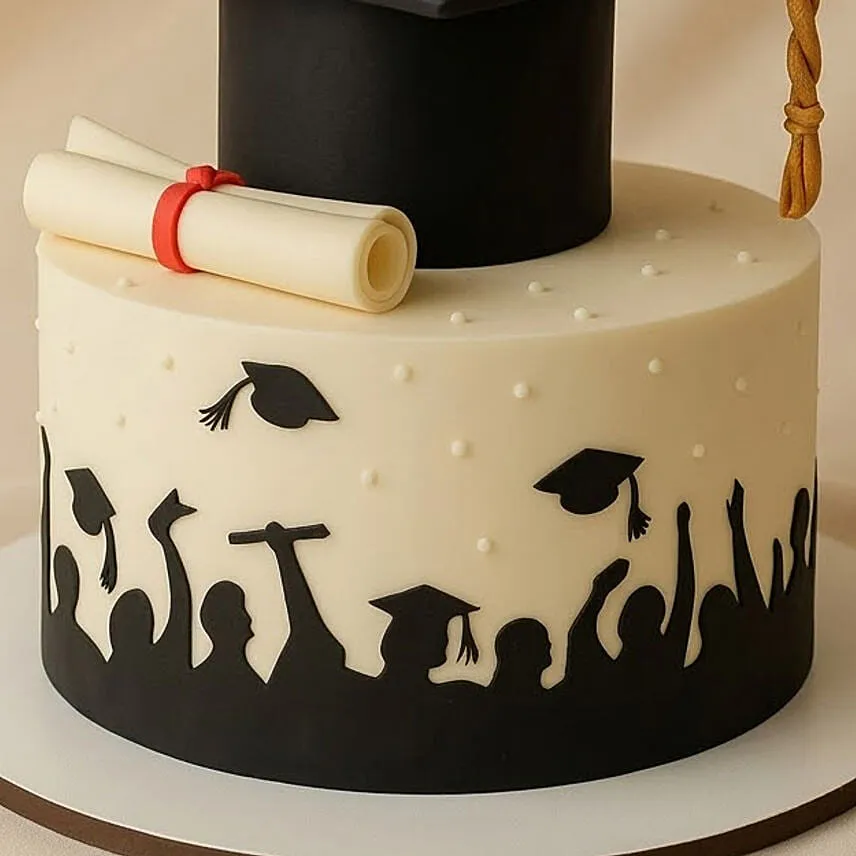Celebratory Graduation Hat Chocolate Cake